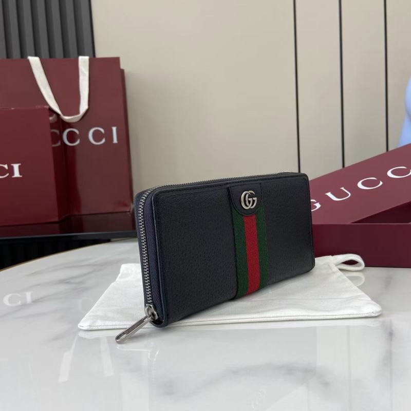 Портмоне Gucci с молнией и логотипом