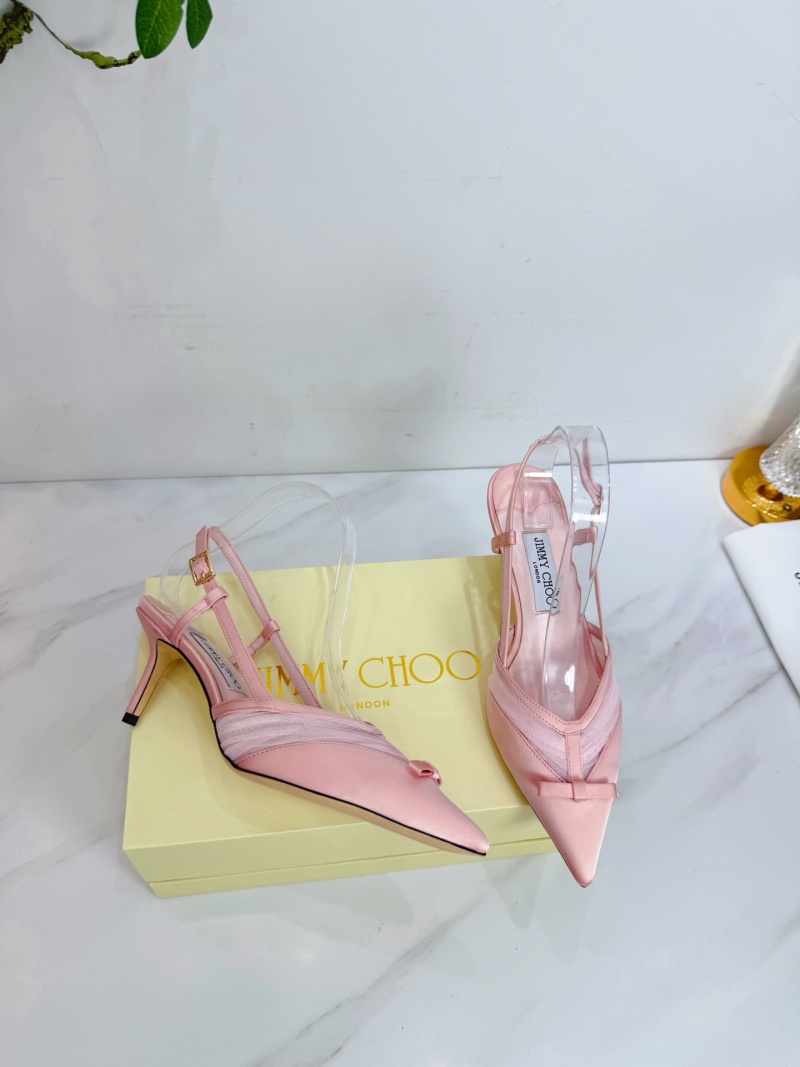Женские туфли Jimmy Choo на тонком каблуке