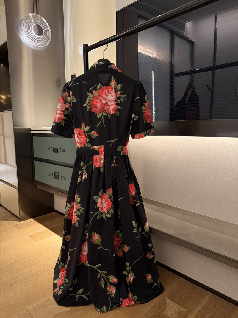 Повседневное платье с цветочным принтом Dolce & Gabbana