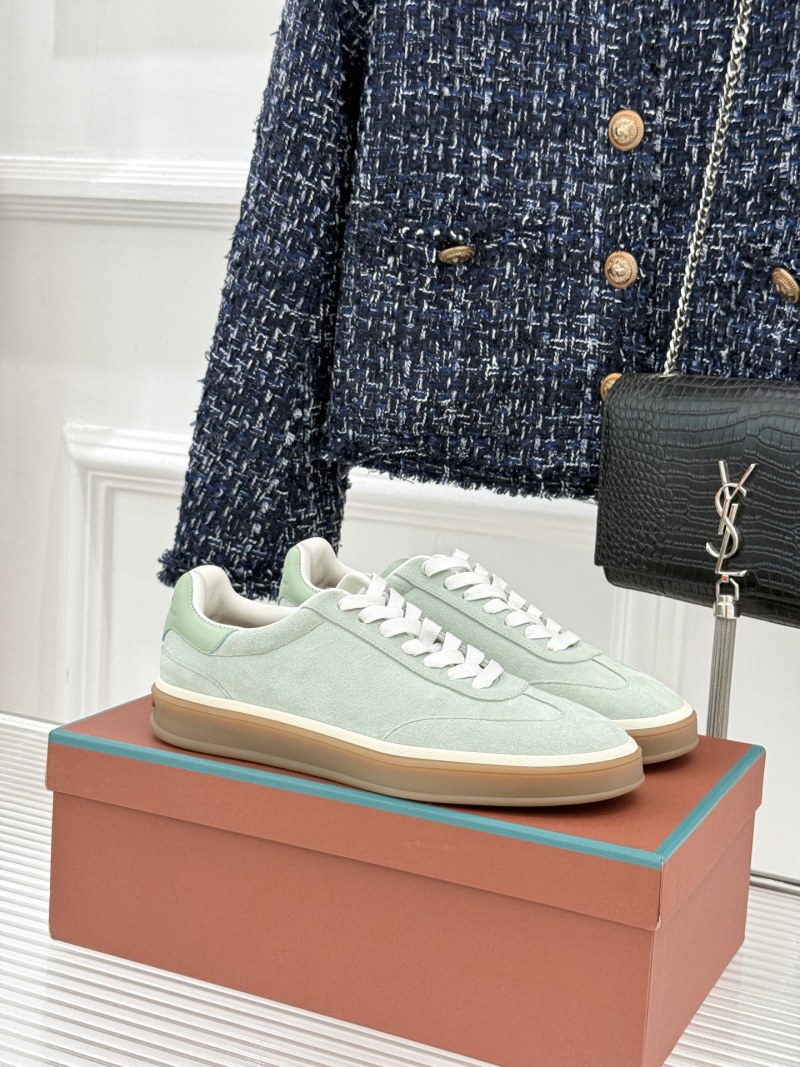 Кроссовки Loro Piana Style Tennis Walk, светло-зеленые