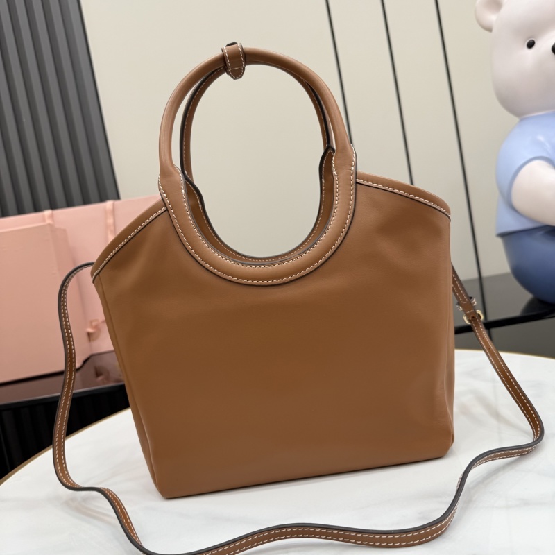 Сумка Miu Miu коричневая с логотипом