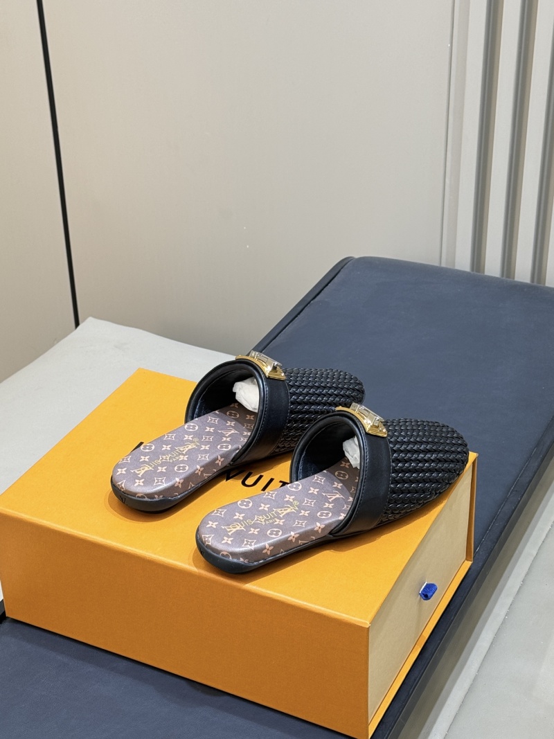 Луи Виттон Isola плетеные тапочки женские Louis Vuitton
