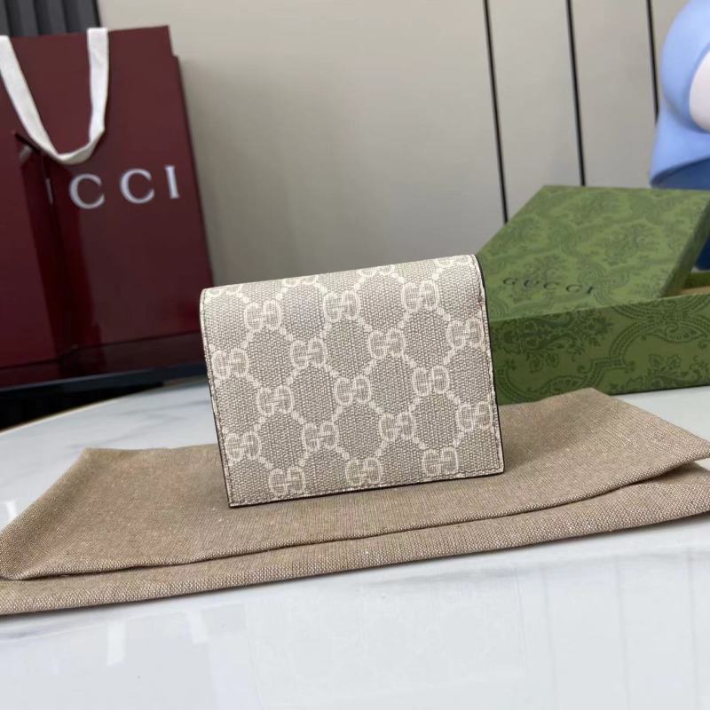 Портмоне Gucci с монограммой и замком GG