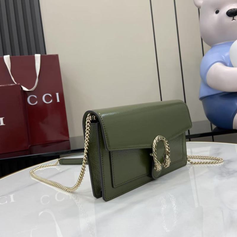 Сумка-клатч Gucci Dionysus зеленая