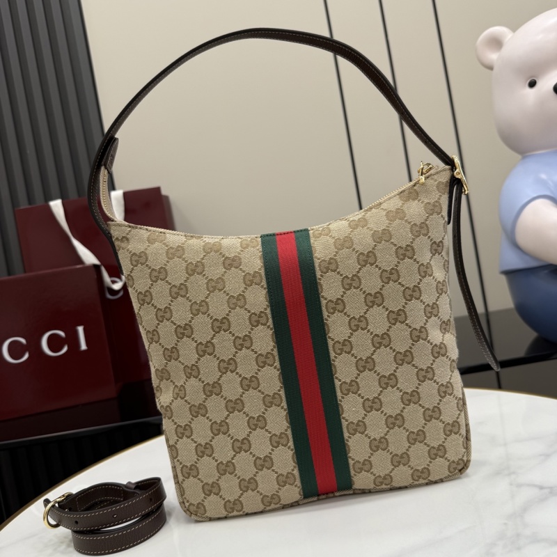 Сумка-мешок Gucci с монограммой и ремешком