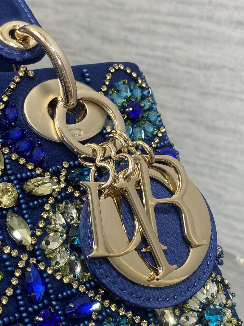 Сумка Dior Lady Dior с кристаллами