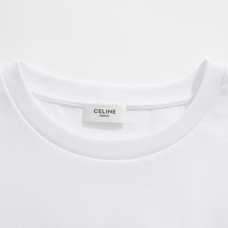 Футболка Celine с вышивкой Triumph
