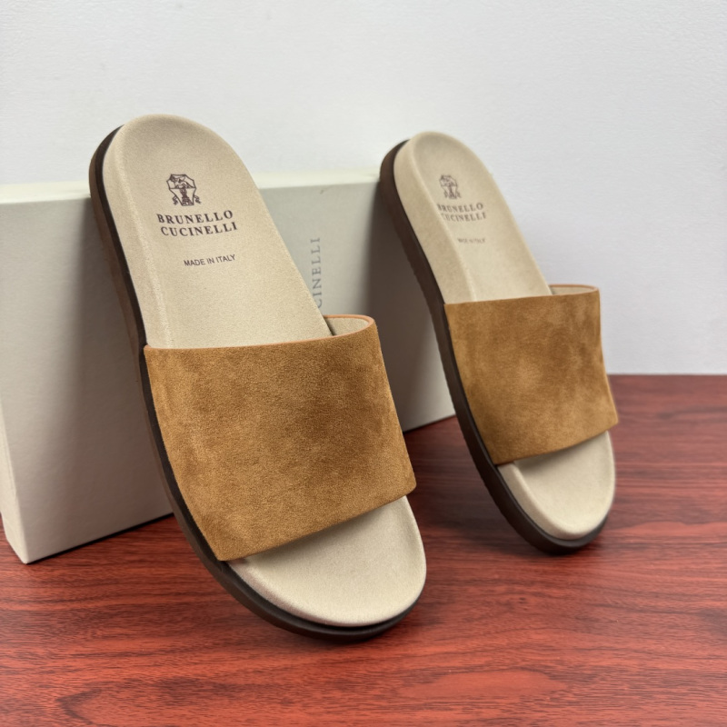 Мужские шлёпанцы Brunello Cucinelli
