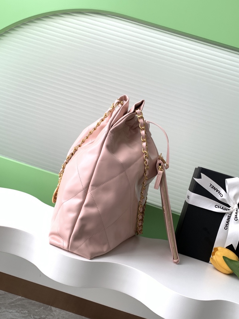 Розовая сумка Chanel с цепочкой Без бренда