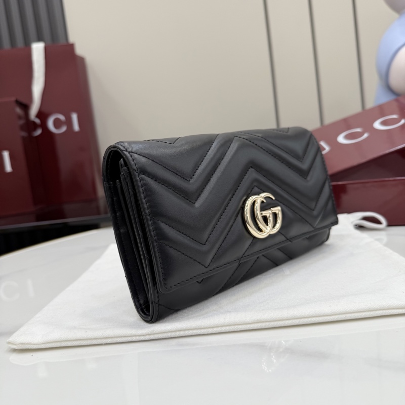 Портмоне Gucci Black GG Marmont