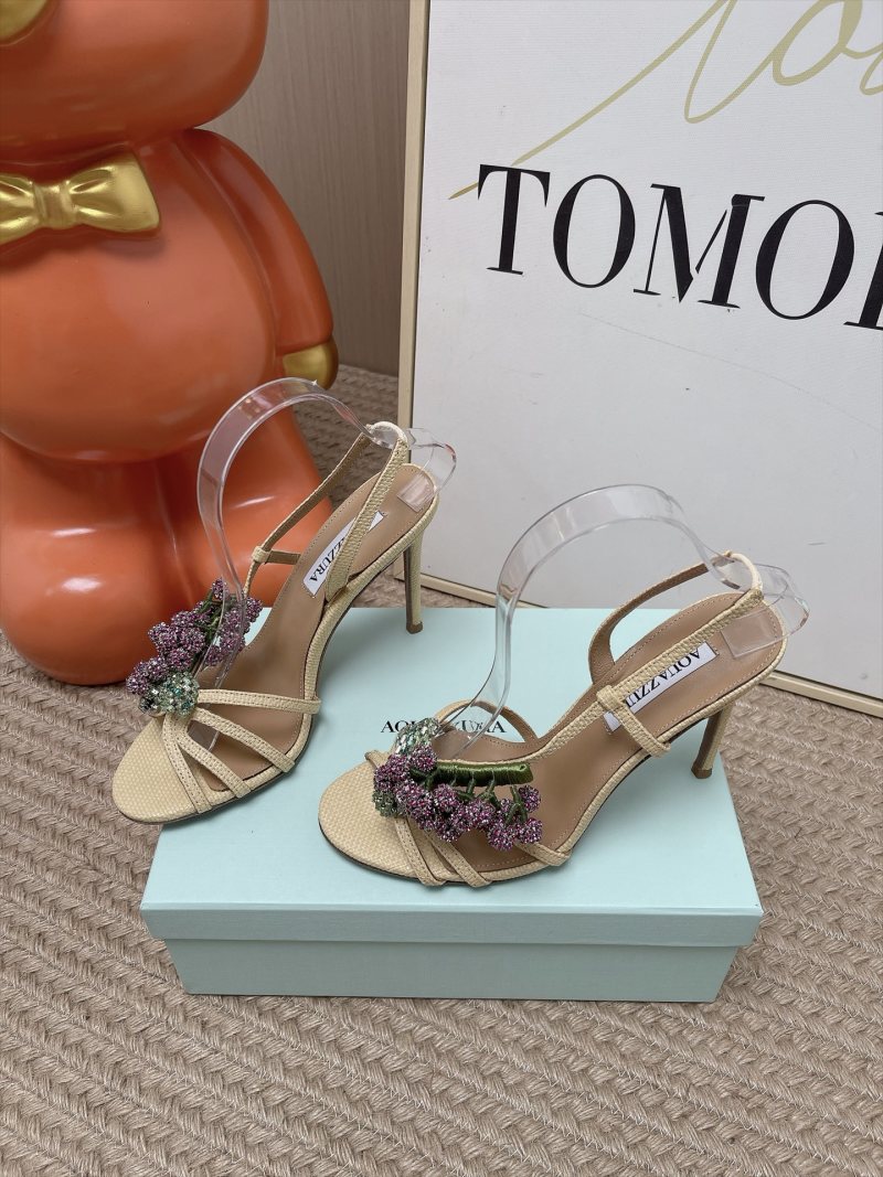 Женские туфли AQUAZZURA с кристаллами