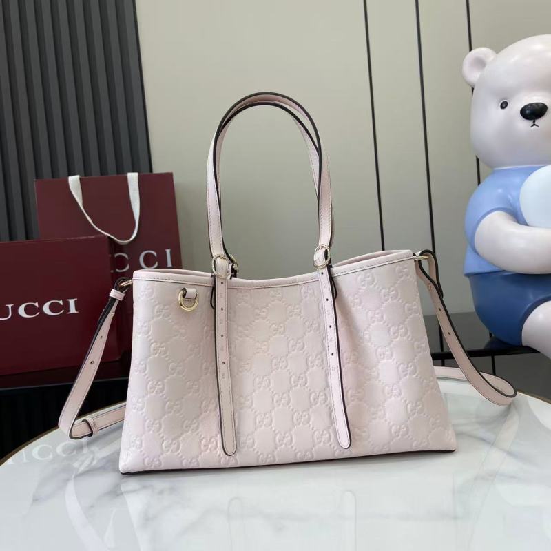 Сумка Gucci розовая с тиснением