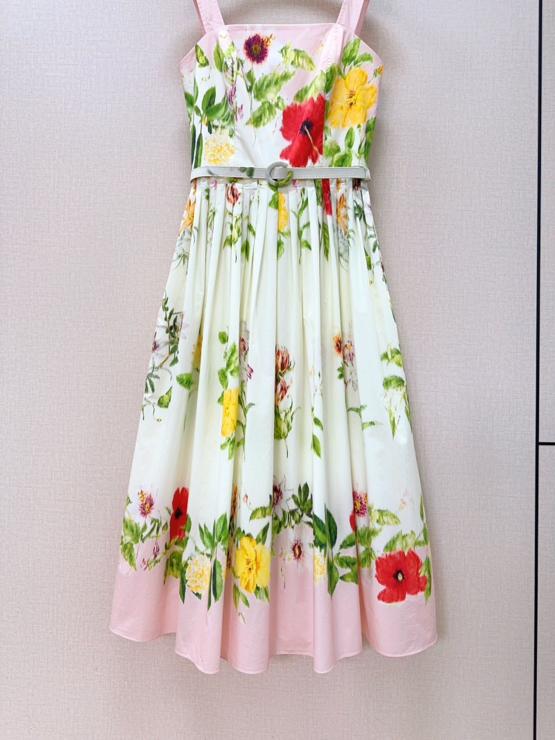 Платье Oscar de la Renta цветочное