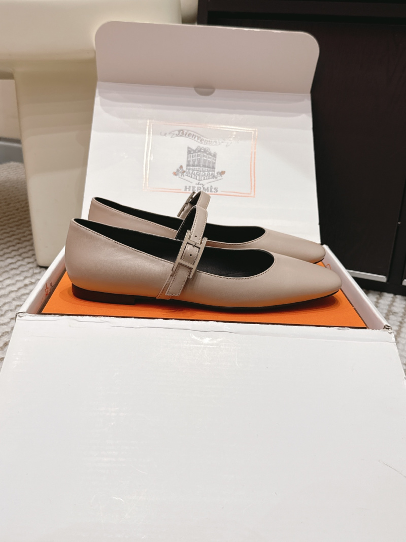 Женские туфли-балетки Hermès