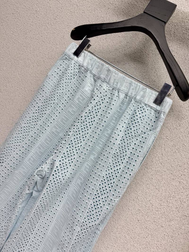 Брюки с вырезами Fendi
