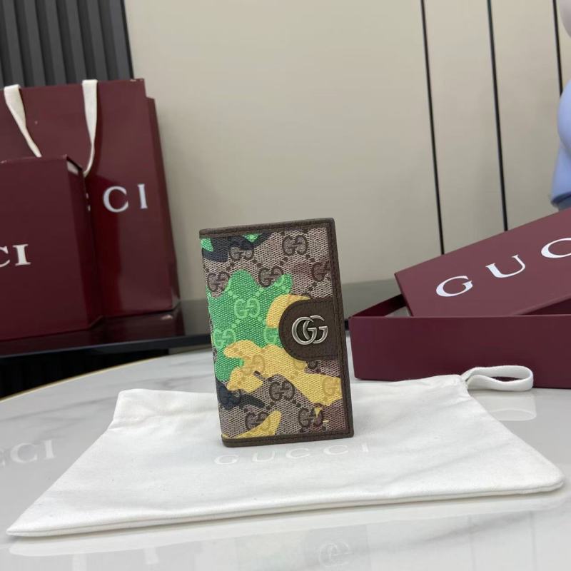 Портмоне Gucci с принтом GG и камуфляжем