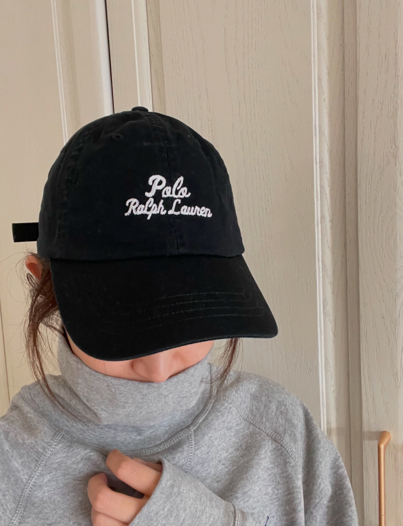 Бейсболка черная Polo Ralph Lauren