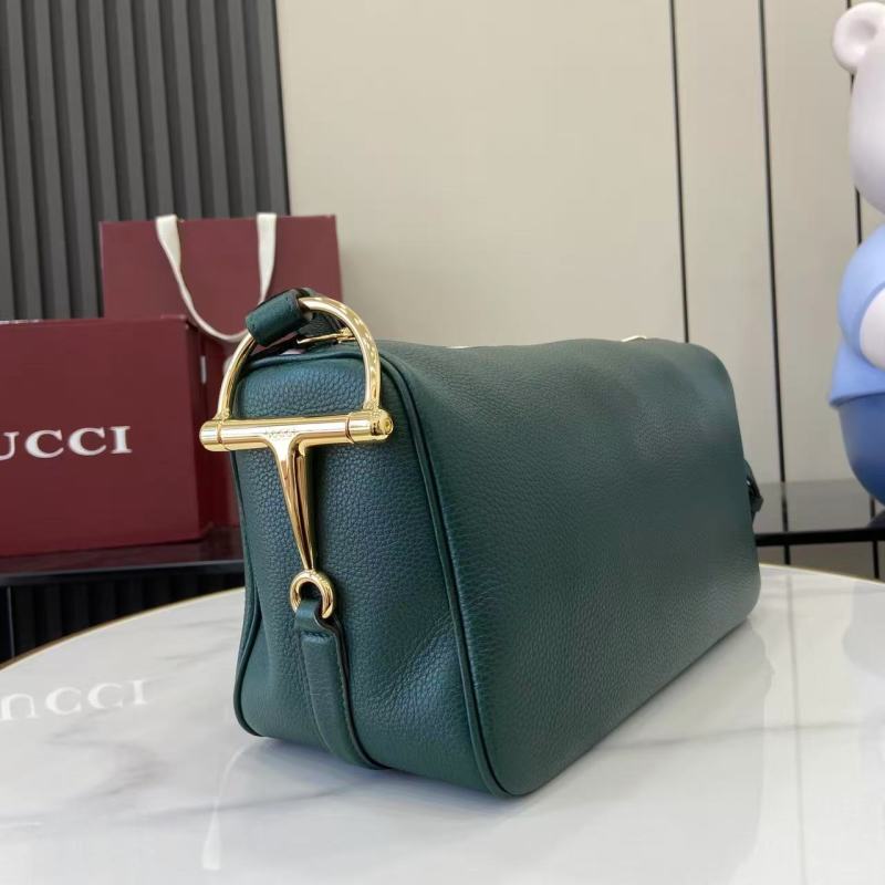 Сумка Gucci зеленая с ремнем