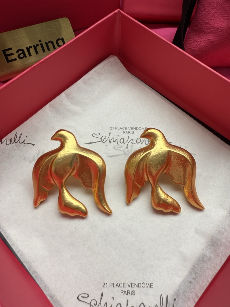 Серьги в виде птиц Schiaparelli