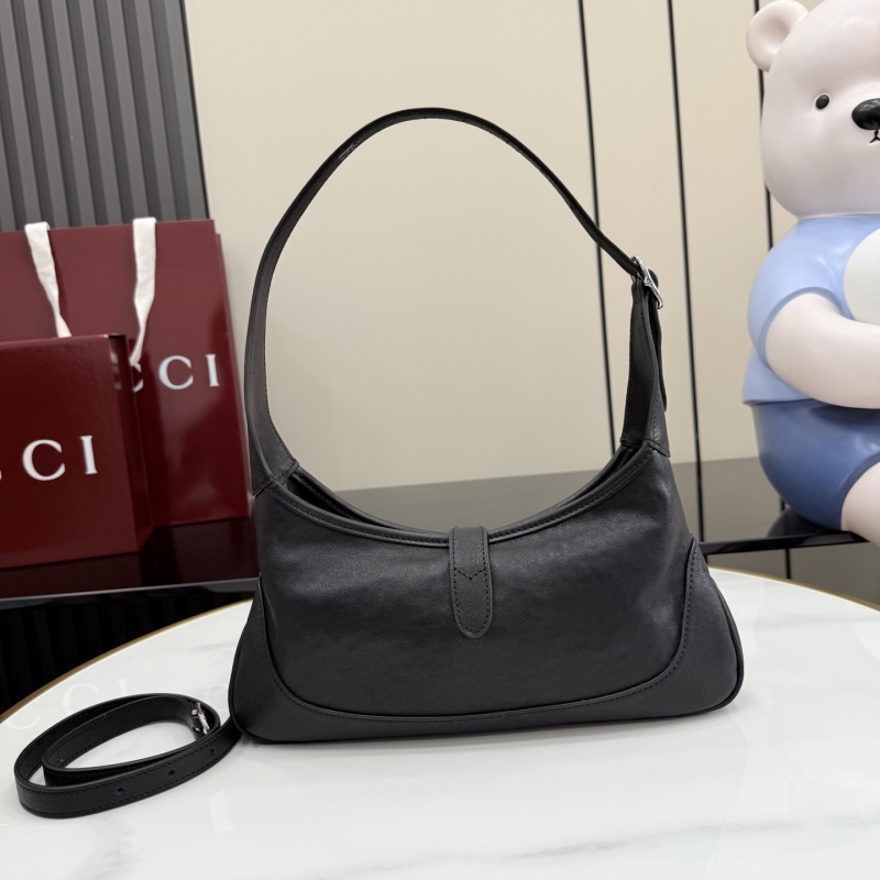 Сумка Gucci черная с ремнем