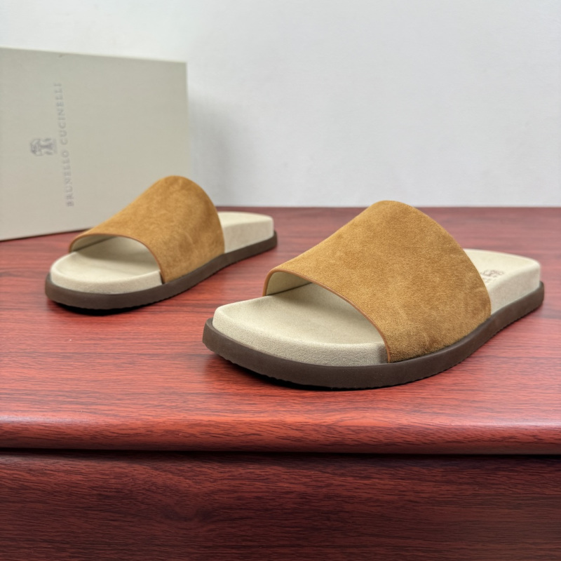 Мужские шлёпанцы Brunello Cucinelli