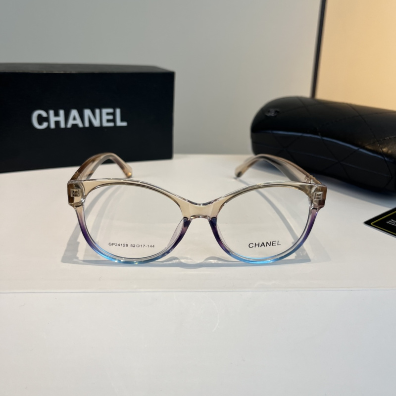 Очки Chanel прозрачные с градиентом