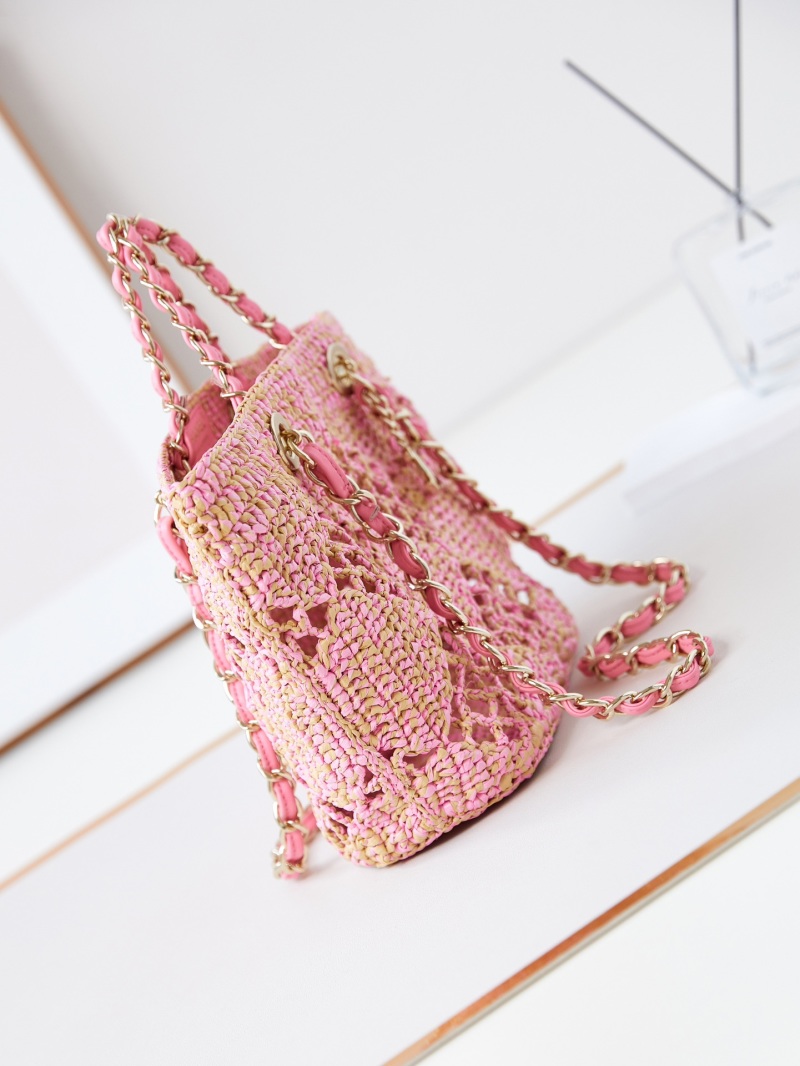 Пляжная плетеная сумка Chanel