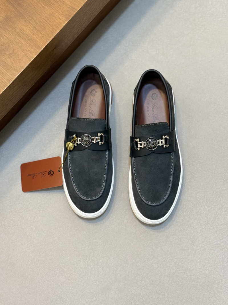 Мужские лоферы Loro Piana Tennis Walk с металлической фурнитурой
