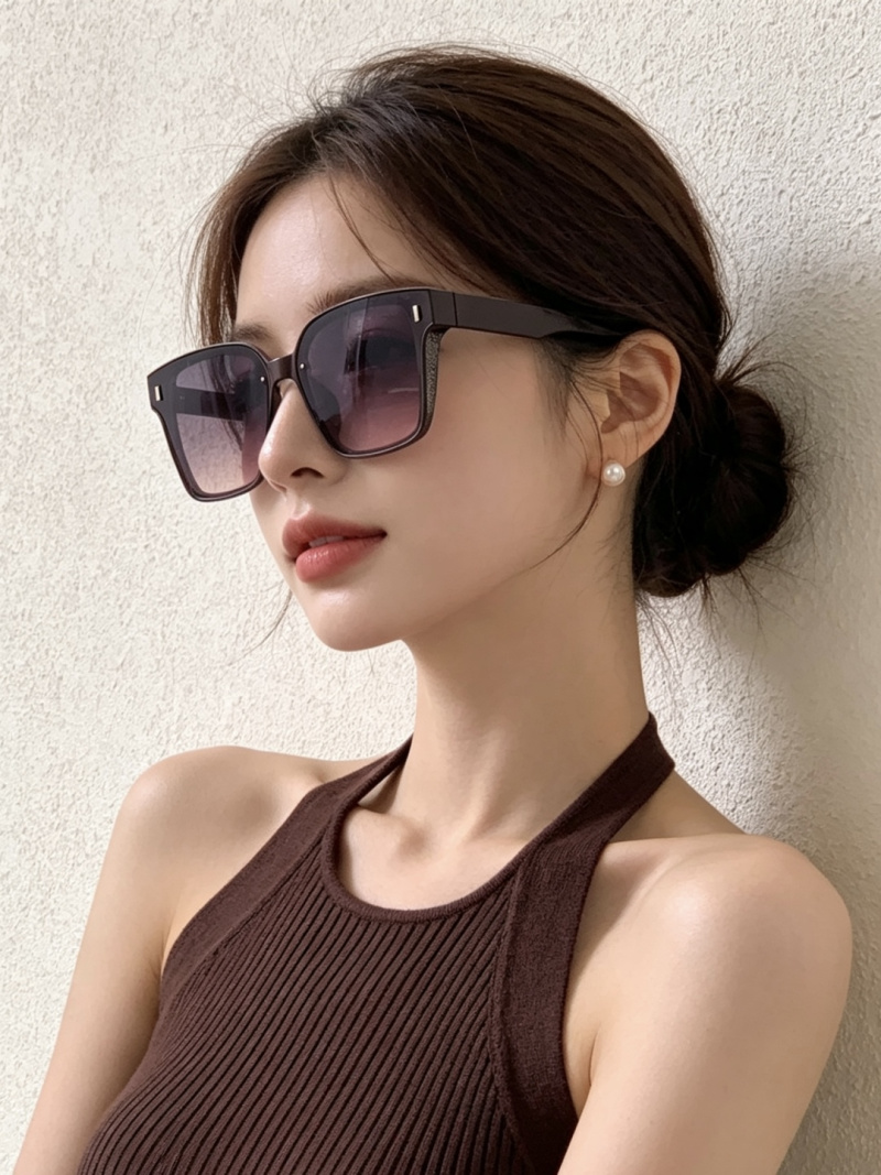 Солнечные очки женские квадратные с поляризацией модель CD883 Dior
