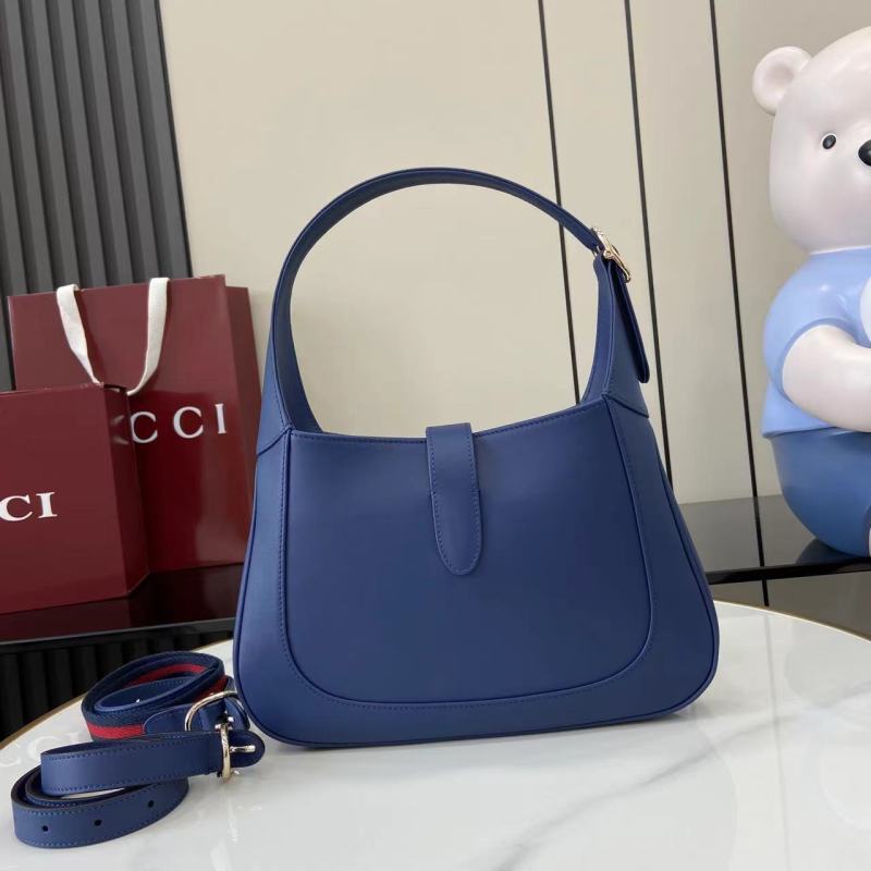 Сумка Gucci синяя с ремнем