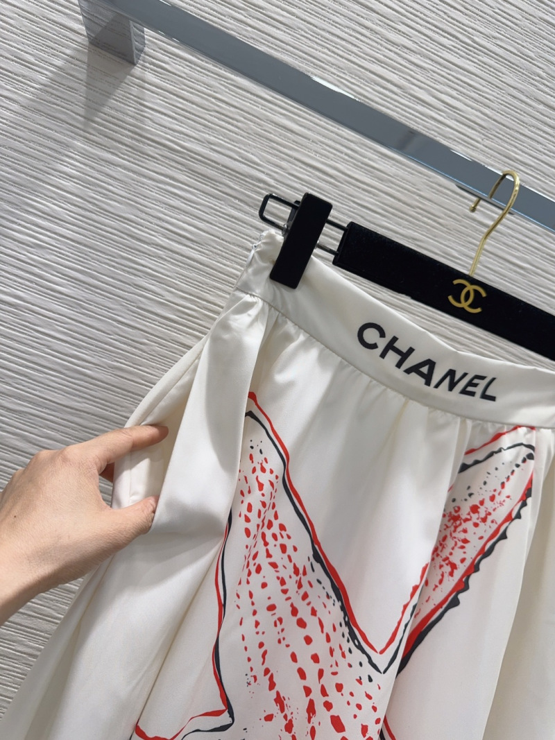 Женская юбка с принтом Chanel