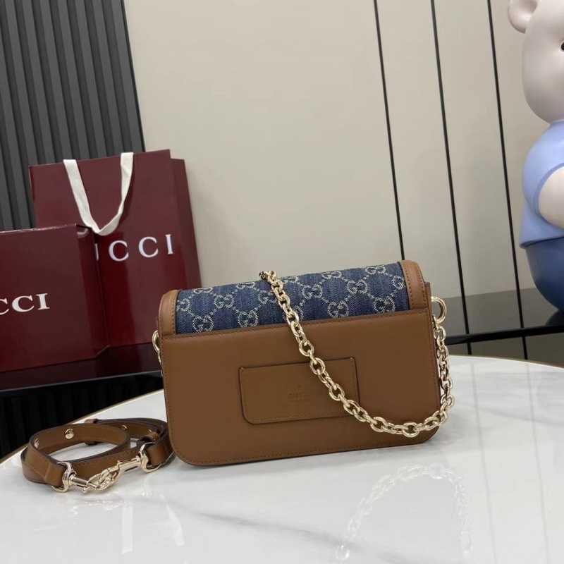 Сумка Gucci с цепочкой и принтом GG