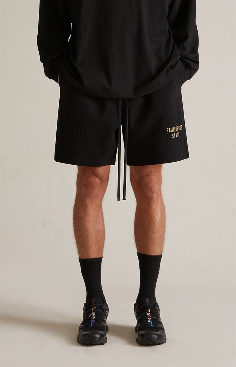 Шорты мужские Fear of God Essentials чёрные Без бренда