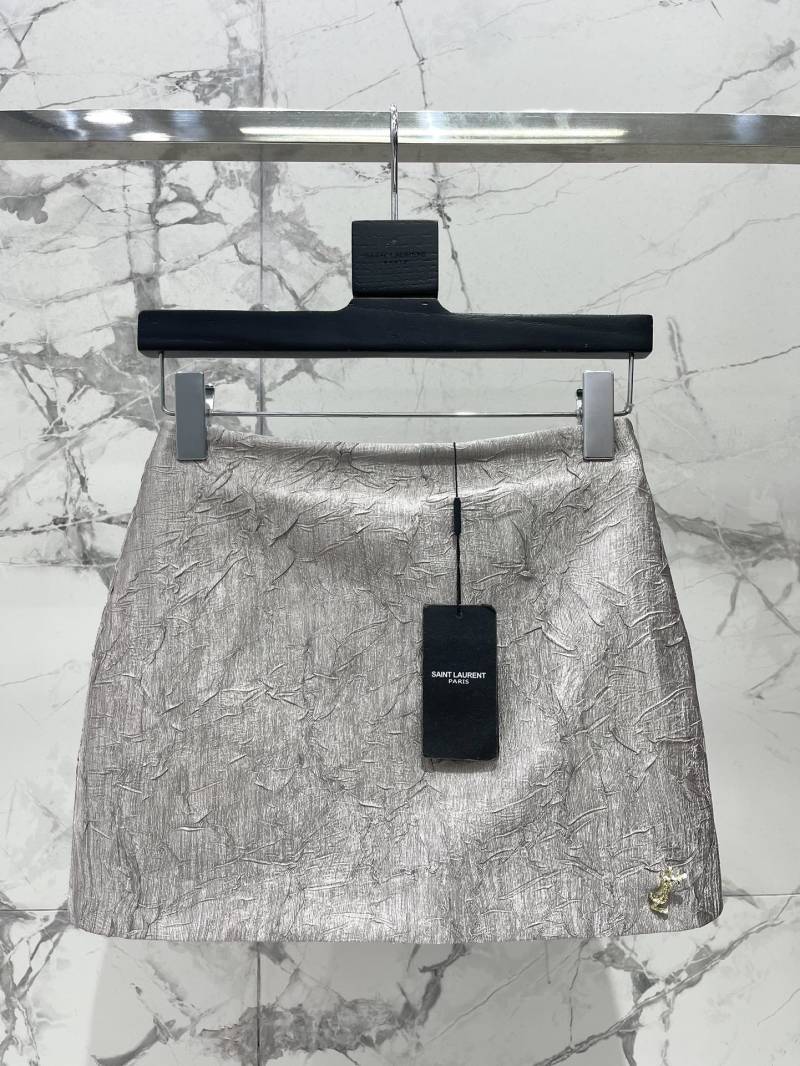 Юбка Saint Laurent с текстурным узором