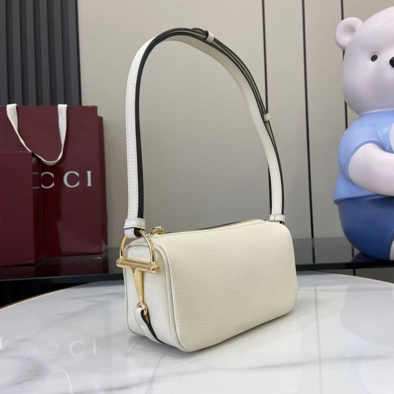 Сумка Gucci белая с ремешком