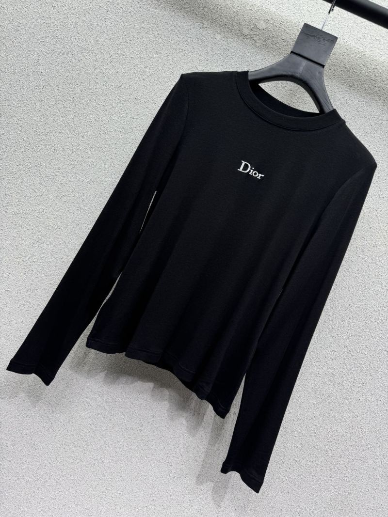 Чёрный джемпер с вышивкой Dior