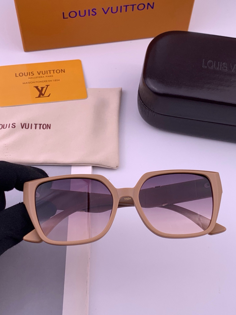 Женские солнцезащитные очки, бежевая оправа, градиентные линзы Louis Vuitton