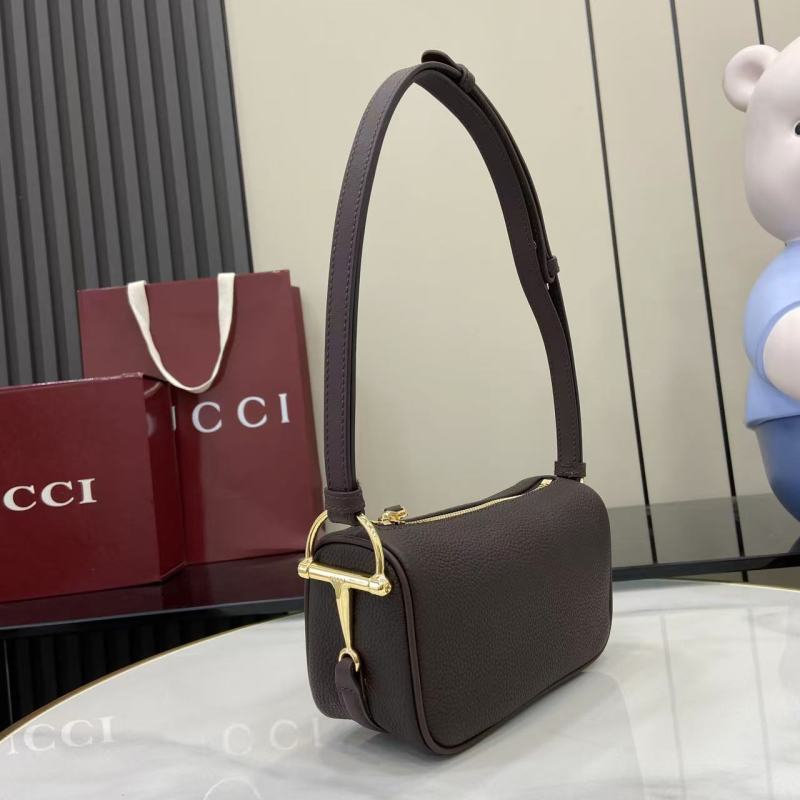 Сумка Gucci коричневая с ремнем