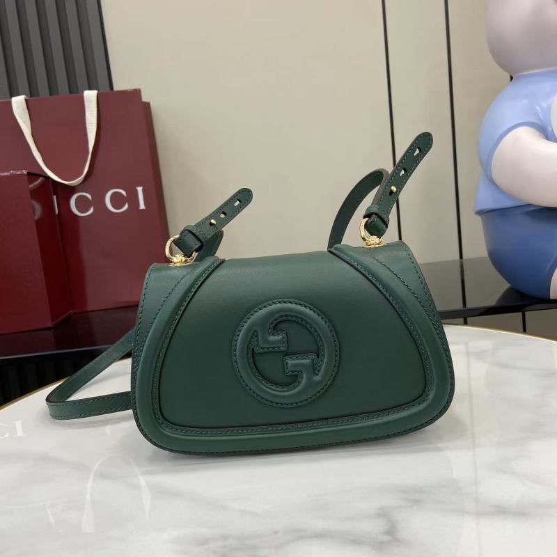 Сумка Gucci зеленая с логотипом