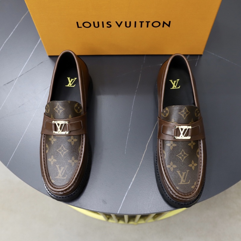 Мужские мокасины Louis Vuitton Коричневые