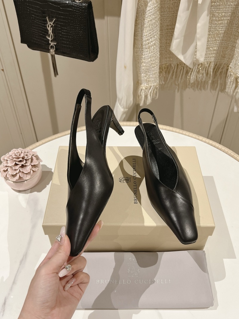 Балетки Brunello Cucinelli из натуральной кожи