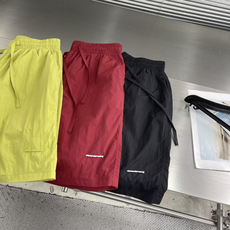 Мужские шорты Alexander Wang с металлическим логотипом