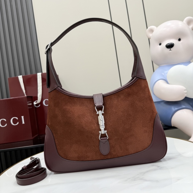 Сумка Gucci Hobo Brown Suede