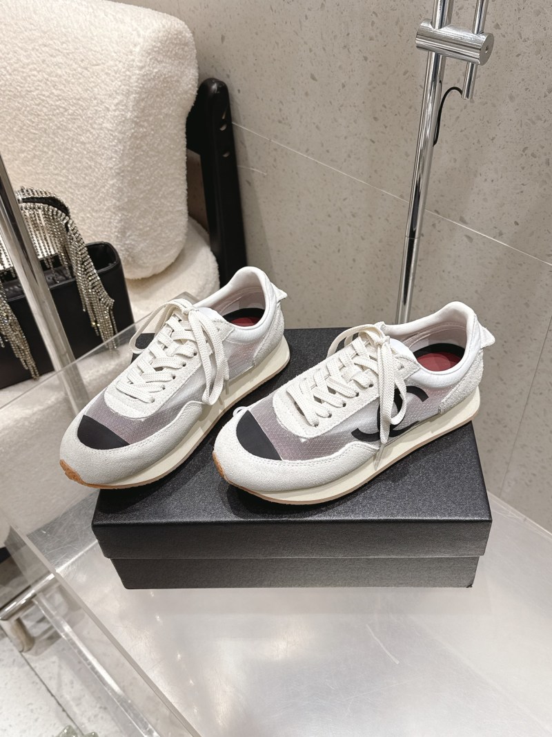 Женские кроссовки со смешанным верхом Chanel