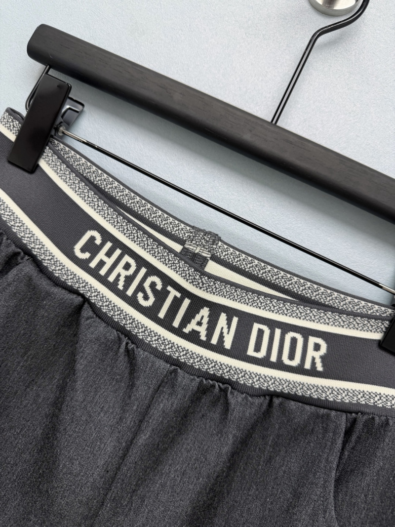 Кашемировые брюки Dior с логотипом