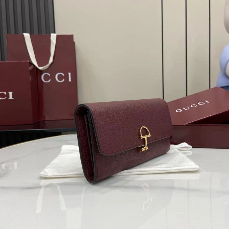 Портмоне Gucci с золотой фурнитурой