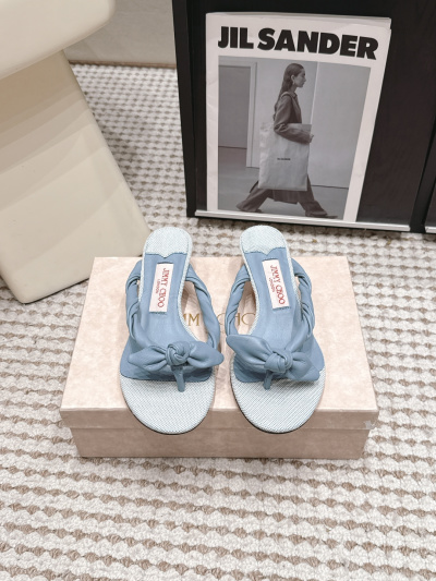 Женские шлёпанцы Jimmy Choo с бантом