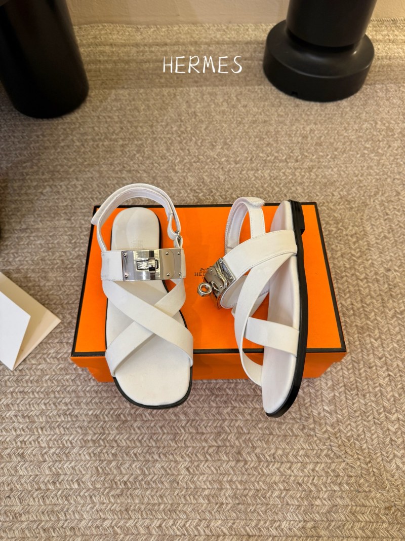 Босоножки Hermès с пряжкой Kelly