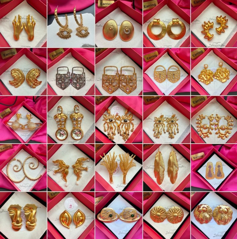 Серьги Schiaparelli