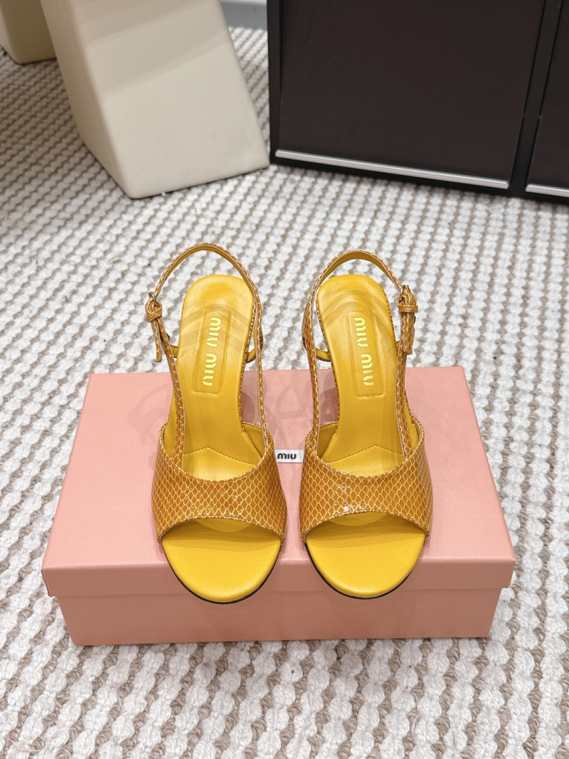 Мю Мью женские босоножки Miu Miu
